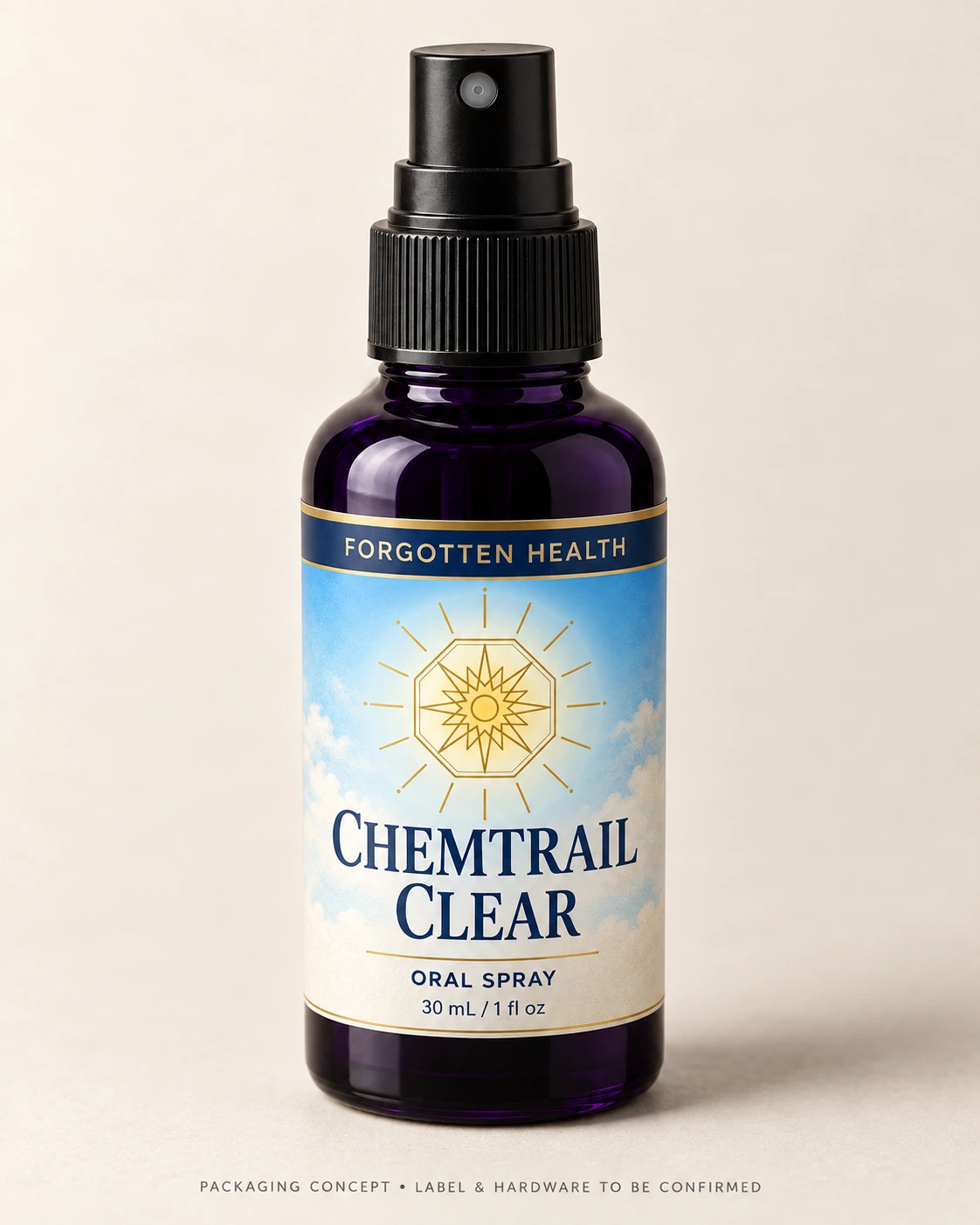 Chemtrail Clear bottle